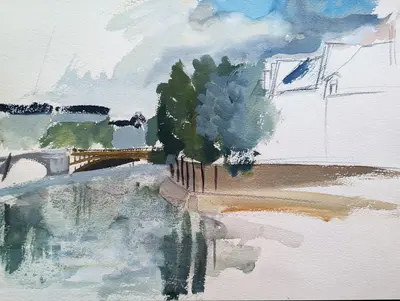 Paris Isle Saint Louis Study